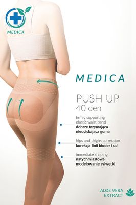 Колготки Gabriella 128 Medica Push-Up 40 Den Neutro