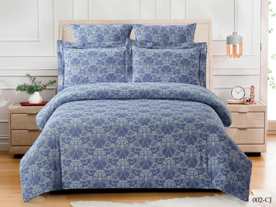 КПБ Cleo "Cotton Jacquard" дуэт 150*215*2 230*250*1(±5) 50*70+6,5*2(±2) 70*70*2(±2) 41/002-CJ